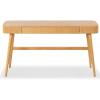 SAFAVIEH Couture Collection Barnett Natural Brown 1-Drawer Computer Table Office Writing Desk