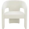 SAFAVIEH Couture Collection Roseanna Modern Forest Green Velvet Accent Chair (Fully Assembled)(Ivory)