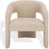 SAFAVIEH Couture Collection Roseanna Modern Forest Green Velvet Accent Chair (Fully Assembled)(Tan)