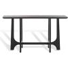SAFAVIEH Couture Collection Sasha Medium Oak Console Table(Black)