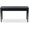 SAFAVIEH Couture Collection Shelbie Black 1-Drawer Reeded Computer Table Office Writing Desk(Black/Black)