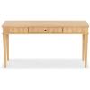 SAFAVIEH Couture Collection Shelbie Black 1-Drawer Reeded Computer Table Office Writing Desk(Oak/Black)