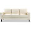 SAFAVIEH Couture Furniture Collection Felicianya Modern Grey 3-Seater Sofa(Cream)