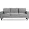 SAFAVIEH Couture Furniture Collection Felicianya Modern Grey 3-Seater Sofa(Grey)