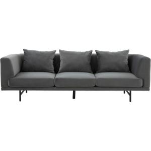 SAFAVIEH Couture Collection Marcy Grey Velvet Sofa