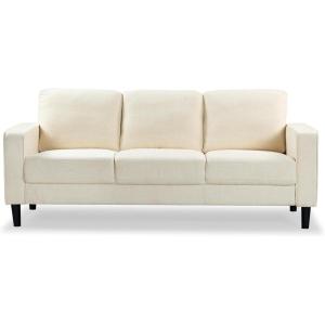 SAFAVIEH Couture Furniture Collection Felicianya Modern Grey 3-Seater Sofa(Cream)