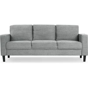 SAFAVIEH Couture Furniture Collection Felicianya Modern Grey 3-Seater Sofa(Grey)