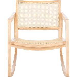 Safavieh Couture Perth Natural Rattan Rocking Chair(Natural)