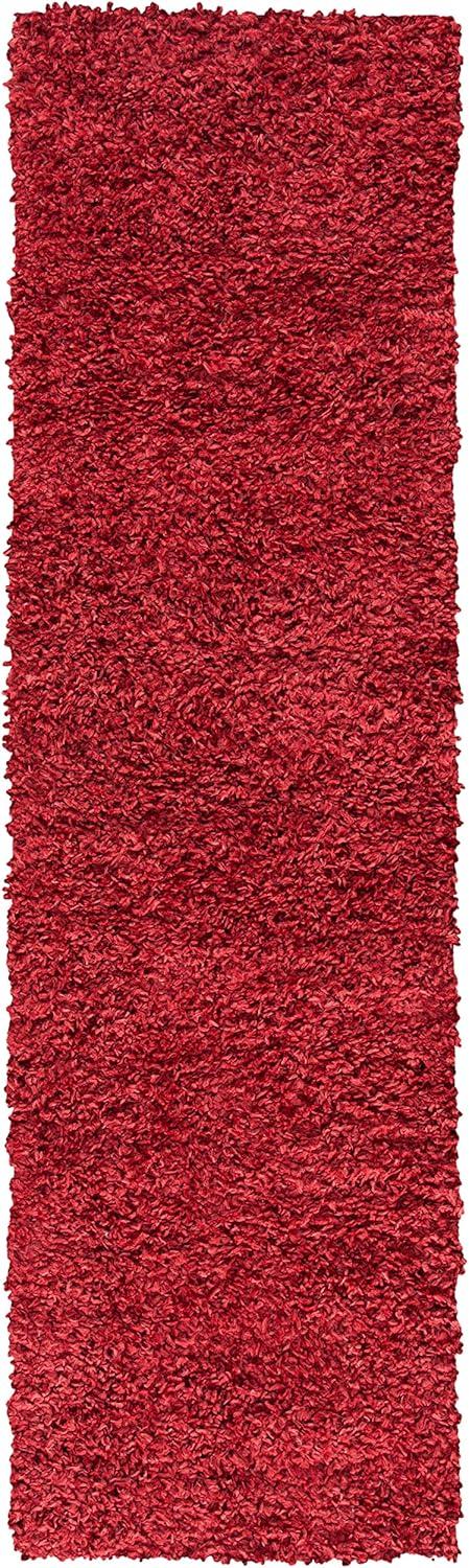 image:imageSAFAVIEH Area Rug 8x10 August Shag Collection Large Beige Solid Pattern NonShedding amp Easy Cleaning Plush Thick Pile Ideal for Living Room Bedroom Dining Space AUG200DRed