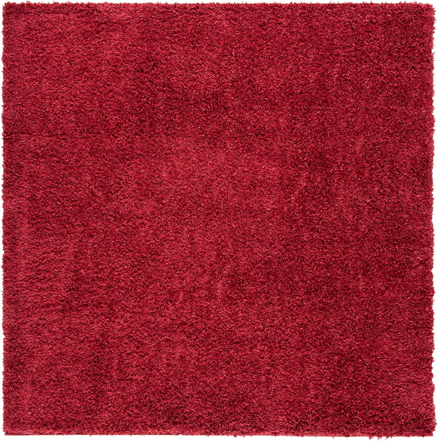 image:imageSAFAVIEH Area Rug 8x10 August Shag Collection Large Beige Solid Pattern NonShedding amp Easy Cleaning Plush Thick Pile Ideal for Living Room Bedroom Dining Space AUG200DRed
