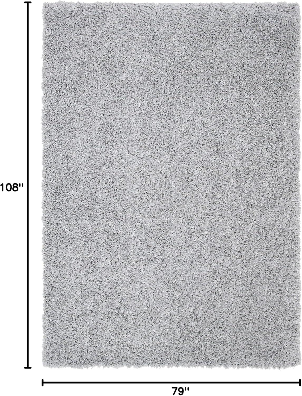 image:imageSAFAVIEH Area Rug 8x10 August Shag Collection Large Beige Solid Pattern NonShedding amp Easy Cleaning Plush Thick Pile Ideal for Living Room Bedroom Dining Space AUG200DSilver