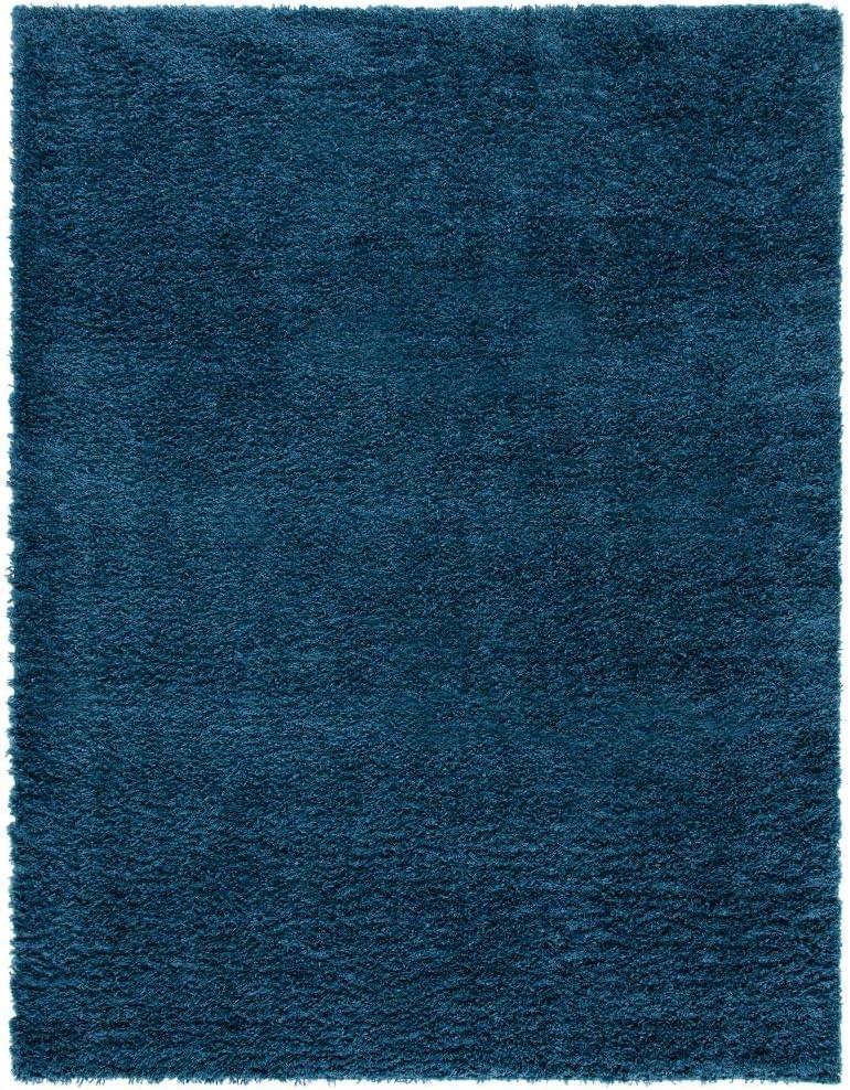 image:imageSAFAVIEH Area Rug 8x10 August Shag Collection Large Beige Solid Pattern NonShedding amp Easy Cleaning Plush Thick Pile Ideal for Living Room Bedroom Dining Space AUG200DNavy