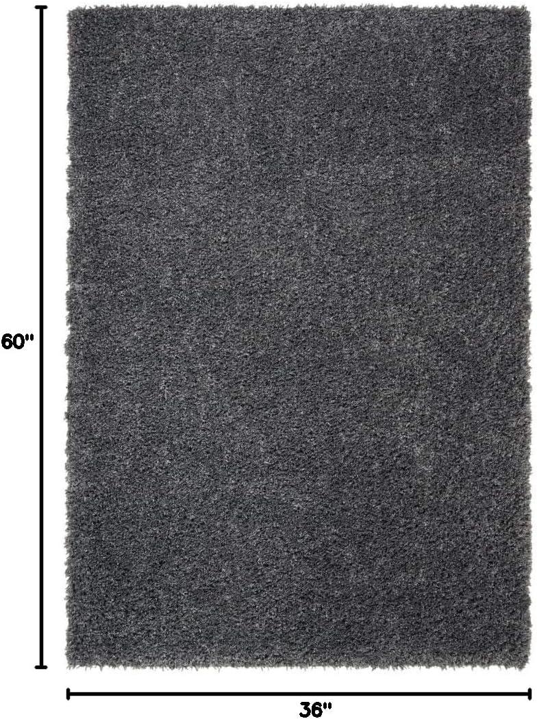 image:imageSAFAVIEH Area Rug 8x10 August Shag Collection Large Beige Solid Pattern NonShedding amp Easy Cleaning Plush Thick Pile Ideal for Living Room Bedroom Dining Space AUG200DCharcoal