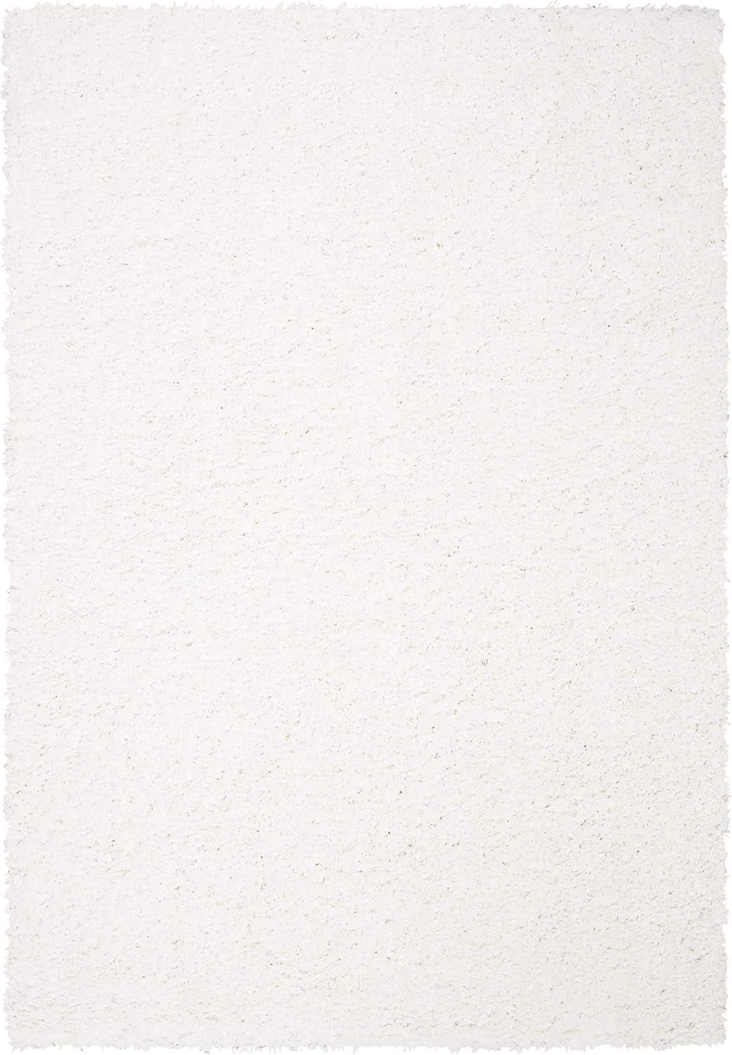 image:imageSAFAVIEH Area Rug 8x10 August Shag Collection Large Beige Solid Pattern NonShedding amp Easy Cleaning Plush Thick Pile Ideal for Living Room Bedroom Dining Space AUG200DWhite