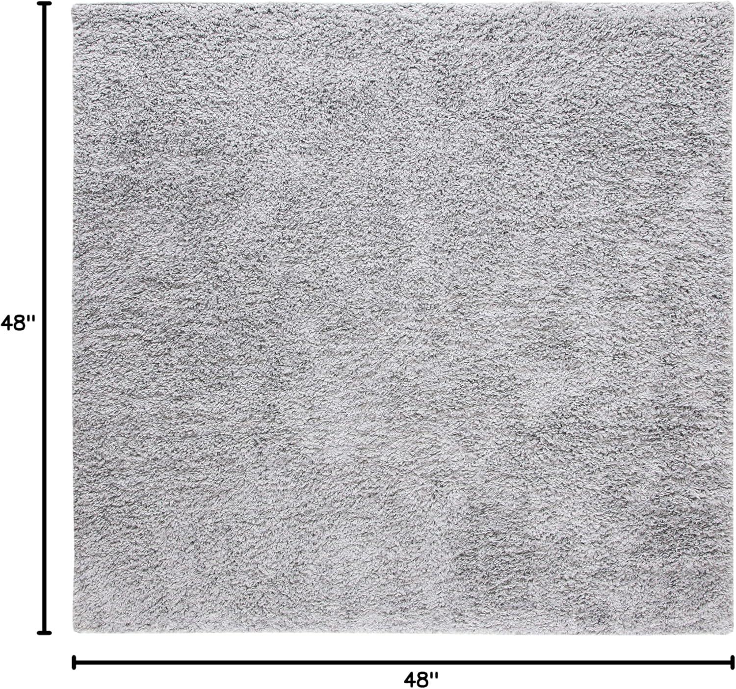 image:imageSAFAVIEH Area Rug 8x10 August Shag Collection Large Beige Solid Pattern NonShedding amp Easy Cleaning Plush Thick Pile Ideal for Living Room Bedroom Dining Space AUG200DSilver