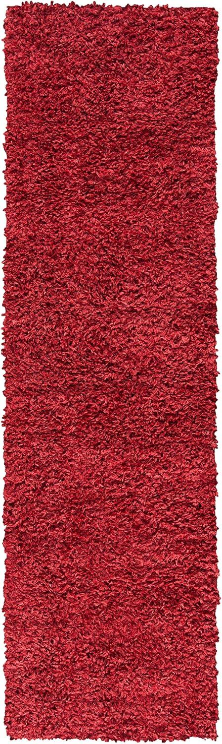image:imageSAFAVIEH Area Rug 8x10 August Shag Collection Large Beige Solid Pattern NonShedding amp Easy Cleaning Plush Thick Pile Ideal for Living Room Bedroom Dining Space AUG200DRed