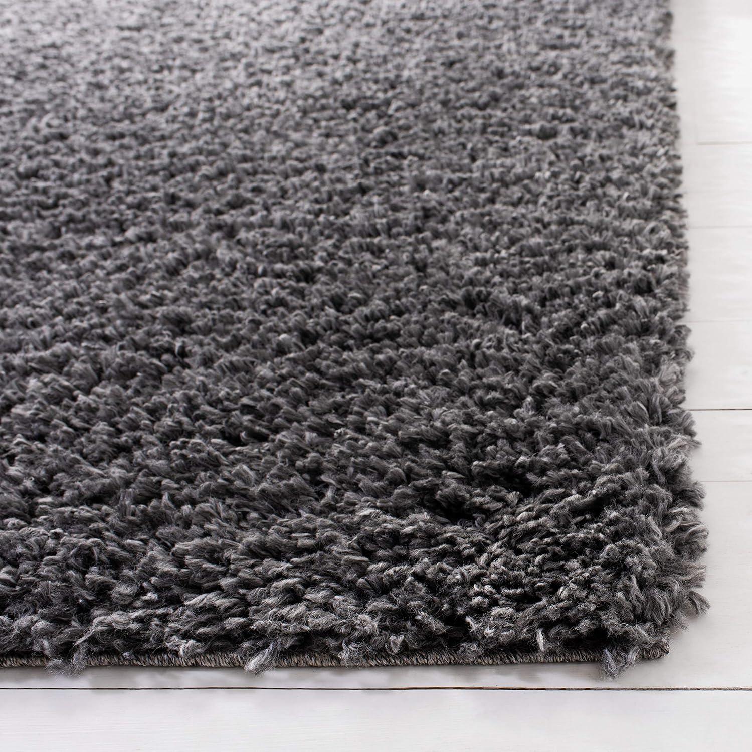 image:imageSAFAVIEH Area Rug 8x10 August Shag Collection Large Beige Solid Pattern NonShedding amp Easy Cleaning Plush Thick Pile Ideal for Living Room Bedroom Dining Space AUG200DCharcoal