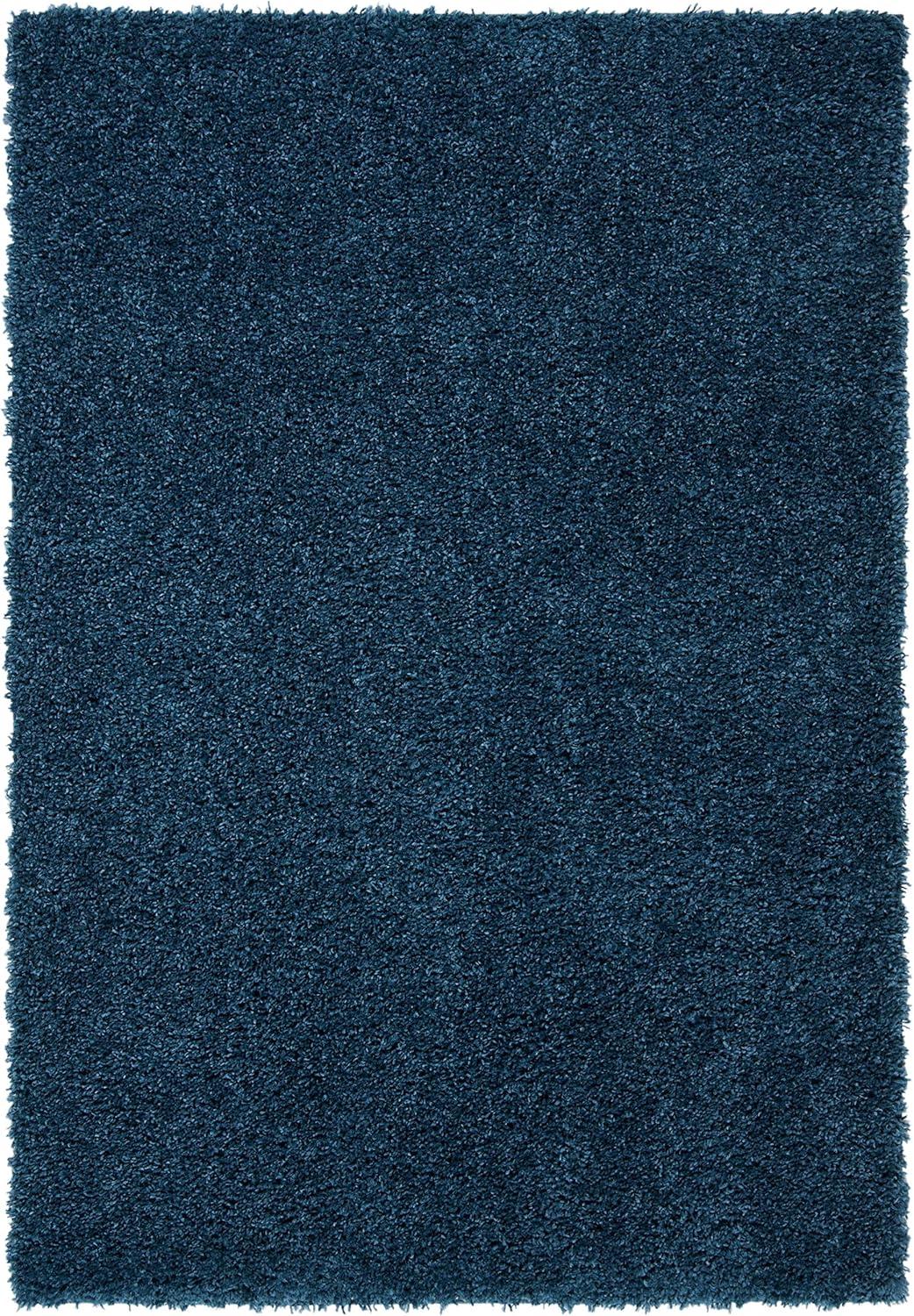 image:imageSAFAVIEH Area Rug 8x10 August Shag Collection Large Beige Solid Pattern NonShedding amp Easy Cleaning Plush Thick Pile Ideal for Living Room Bedroom Dining Space AUG200DNavy