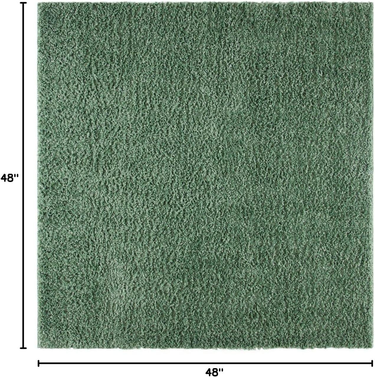 image:imageSAFAVIEH Area Rug 8x10 August Shag Collection Large Beige Solid Pattern NonShedding amp Easy Cleaning Plush Thick Pile Ideal for Living Room Bedroom Dining Space AUG200DGreen