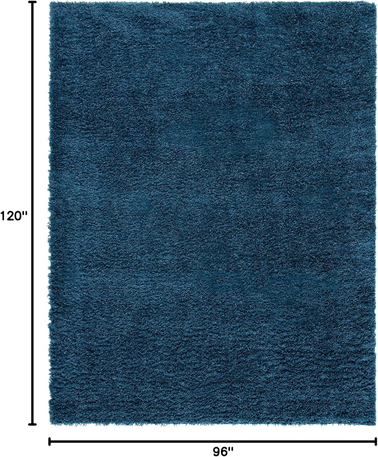 image:imageSAFAVIEH Area Rug 8x10 August Shag Collection Large Beige Solid Pattern NonShedding amp Easy Cleaning Plush Thick Pile Ideal for Living Room Bedroom Dining Space AUG200DNavy