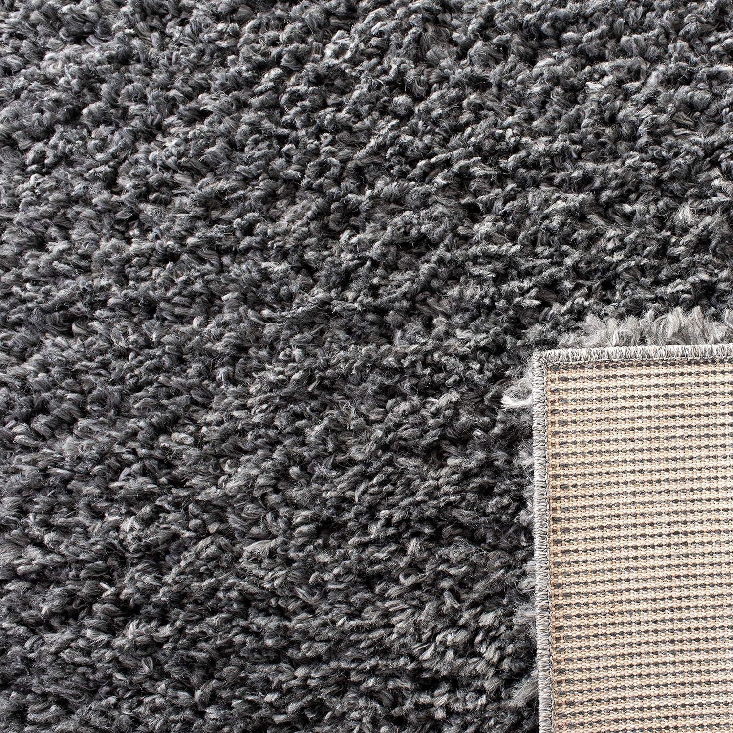 image:imageSAFAVIEH Area Rug 8x10 August Shag Collection Large Beige Solid Pattern NonShedding amp Easy Cleaning Plush Thick Pile Ideal for Living Room Bedroom Dining Space AUG200DCharcoal