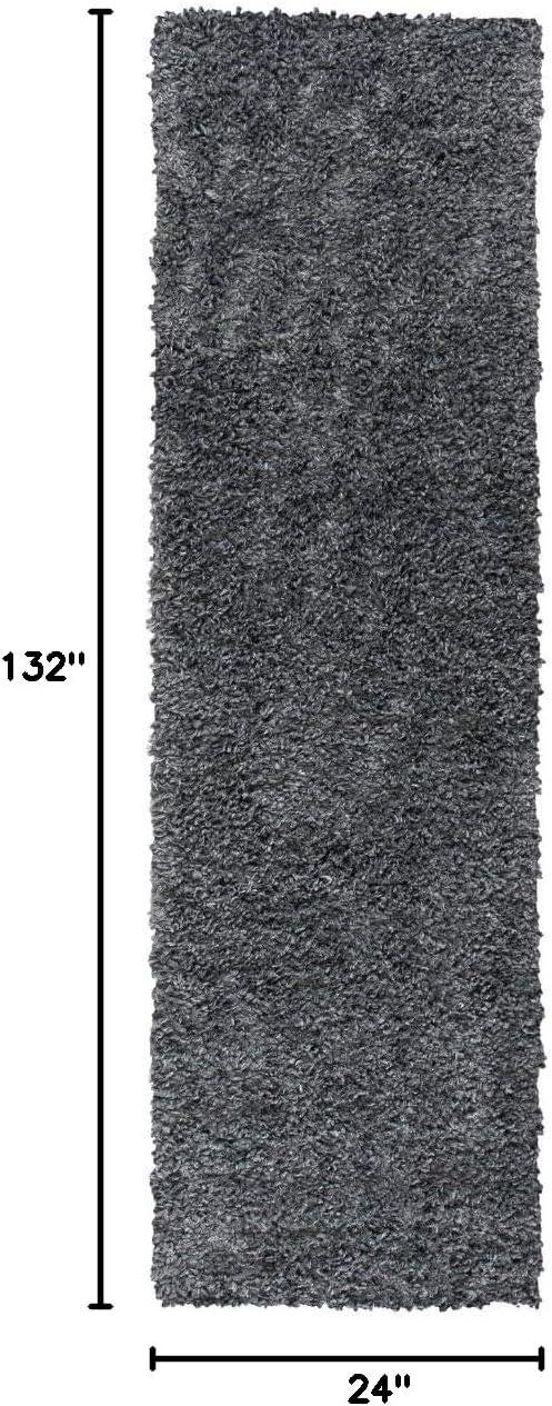 image:imageSAFAVIEH Area Rug 8x10 August Shag Collection Large Beige Solid Pattern NonShedding amp Easy Cleaning Plush Thick Pile Ideal for Living Room Bedroom Dining Space AUG200DCharcoal