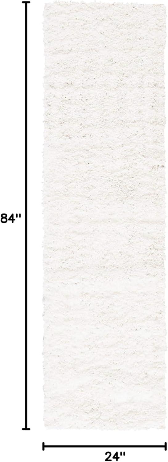 image:imageSAFAVIEH Area Rug 8x10 August Shag Collection Large Beige Solid Pattern NonShedding amp Easy Cleaning Plush Thick Pile Ideal for Living Room Bedroom Dining Space AUG200DWhite