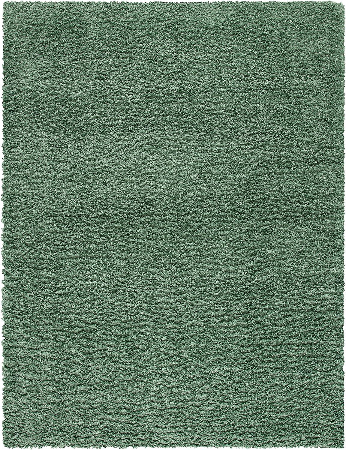 image:imageSAFAVIEH Area Rug 8x10 August Shag Collection Large Beige Solid Pattern NonShedding amp Easy Cleaning Plush Thick Pile Ideal for Living Room Bedroom Dining Space AUG200DGreen