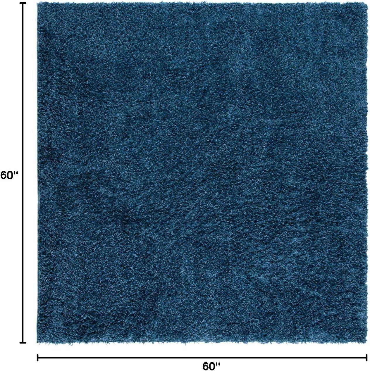 image:imageSAFAVIEH Area Rug 8x10 August Shag Collection Large Beige Solid Pattern NonShedding amp Easy Cleaning Plush Thick Pile Ideal for Living Room Bedroom Dining Space AUG200DNavy