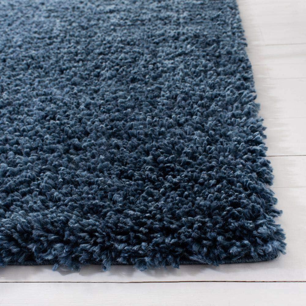 image:imageSAFAVIEH Area Rug 8x10 August Shag Collection Large Beige Solid Pattern NonShedding amp Easy Cleaning Plush Thick Pile Ideal for Living Room Bedroom Dining Space AUG200DNavy