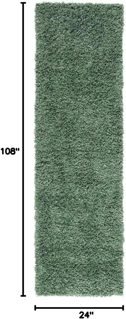 image:imageSAFAVIEH Area Rug 8x10 August Shag Collection Large Beige Solid Pattern NonShedding amp Easy Cleaning Plush Thick Pile Ideal for Living Room Bedroom Dining Space AUG200DGreen