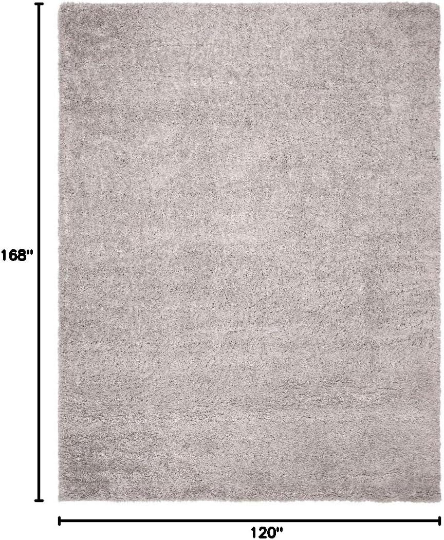 image:imageSAFAVIEH Area Rug 8x10 Fontana Shag Collection Large Grey Solid Pattern NonShedding amp Easy Cleaning Ultra Plush Thick Pile Ideal for Living Room Bedroom Dining Space FNT800FGrey