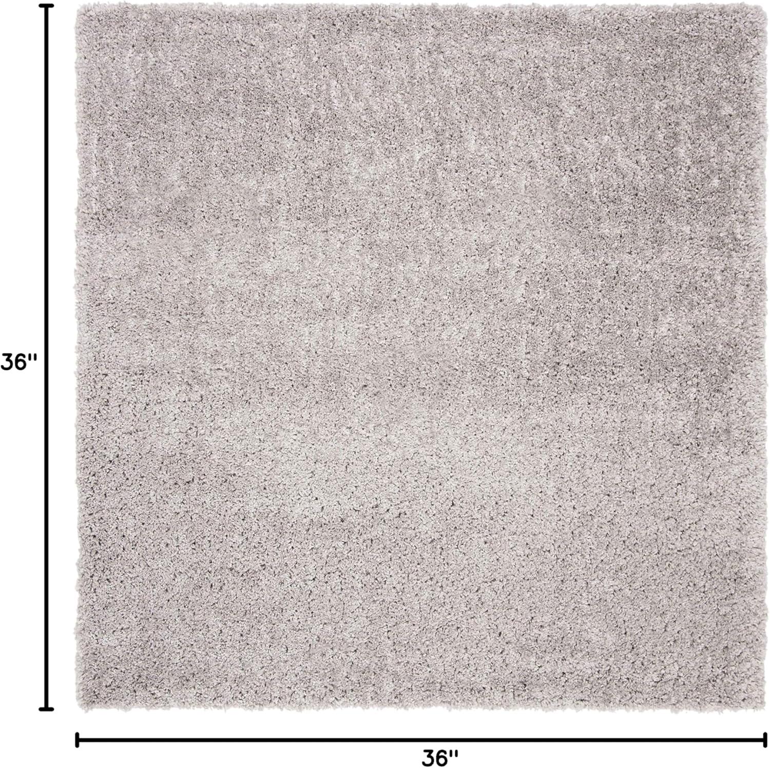 image:imageSAFAVIEH Area Rug 8x10 Fontana Shag Collection Large Grey Solid Pattern NonShedding amp Easy Cleaning Ultra Plush Thick Pile Ideal for Living Room Bedroom Dining Space FNT800FGrey