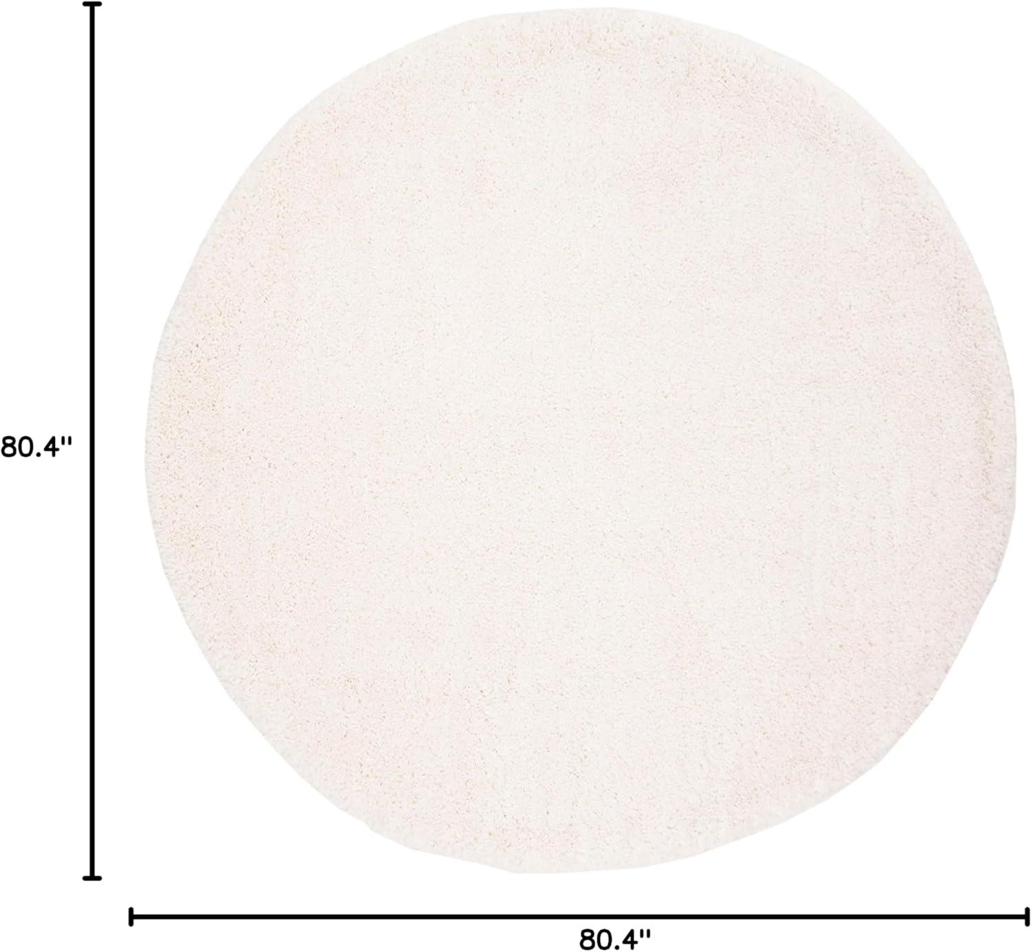 image:imageSAFAVIEH Area Rug 8x10 Fontana Shag Collection Large Grey Solid Pattern NonShedding amp Easy Cleaning Ultra Plush Thick Pile Ideal for Living Room Bedroom Dining Space FNT800FIvory