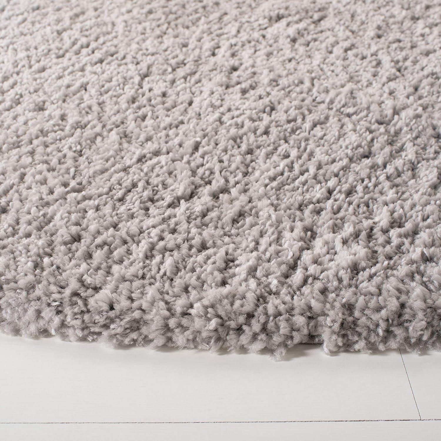 image:imageSAFAVIEH Area Rug 8x10 Fontana Shag Collection Large Grey Solid Pattern NonShedding amp Easy Cleaning Ultra Plush Thick Pile Ideal for Living Room Bedroom Dining Space FNT800FGrey