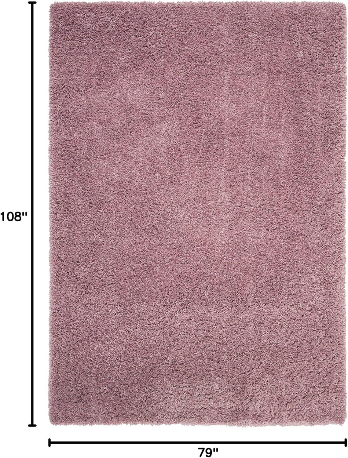 image:imageSAFAVIEH Area Rug 8x10 Fontana Shag Collection Large Grey Solid Pattern NonShedding amp Easy Cleaning Ultra Plush Thick Pile Ideal for Living Room Bedroom Dining Space FNT800FPink