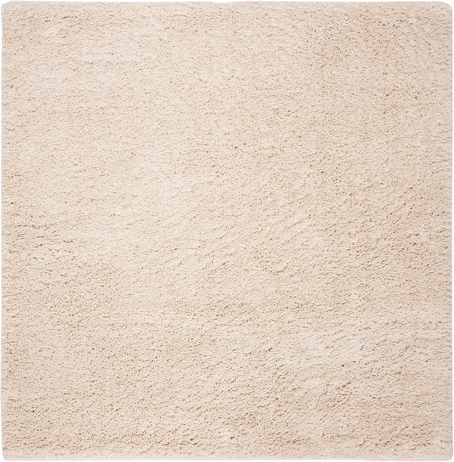image:imageSAFAVIEH Area Rug 8x10 Fontana Shag Collection Large Grey Solid Pattern NonShedding amp Easy Cleaning Ultra Plush Thick Pile Ideal for Living Room Bedroom Dining Space FNT800FCreme