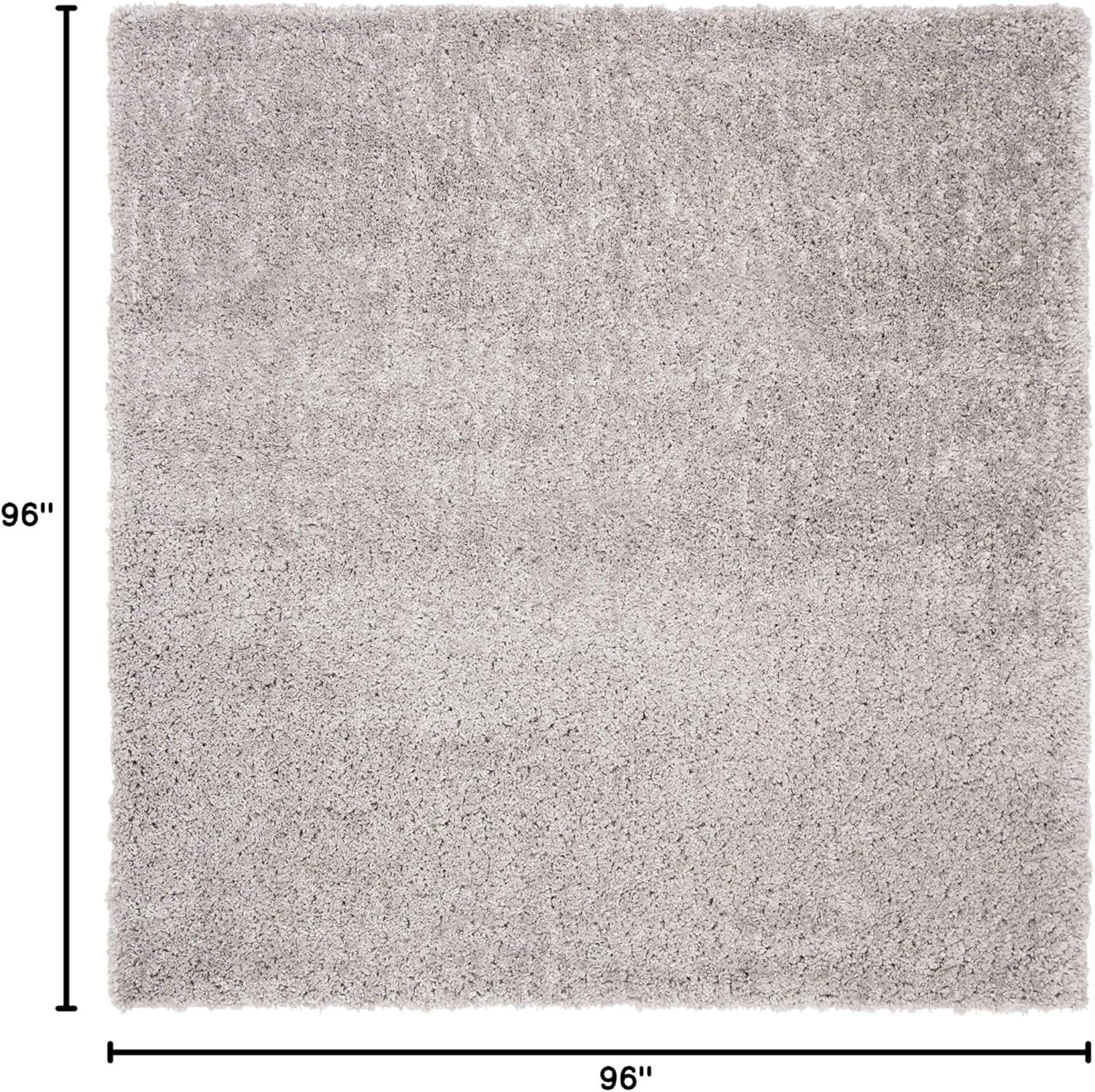 image:imageSAFAVIEH Area Rug 8x10 Fontana Shag Collection Large Grey Solid Pattern NonShedding amp Easy Cleaning Ultra Plush Thick Pile Ideal for Living Room Bedroom Dining Space FNT800FGrey