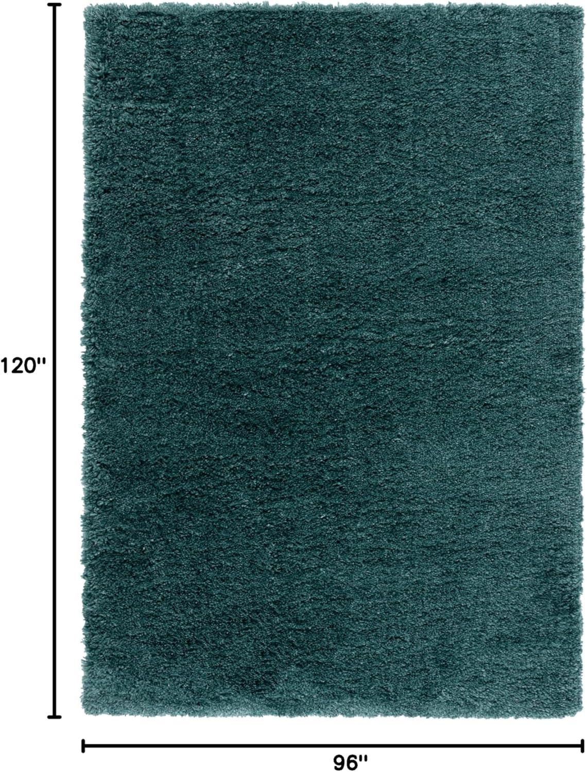 image:imageSAFAVIEH Area Rug 8x10 Fontana Shag Collection Large Grey Solid Pattern NonShedding amp Easy Cleaning Ultra Plush Thick Pile Ideal for Living Room Bedroom Dining Space FNT800FDark Green
