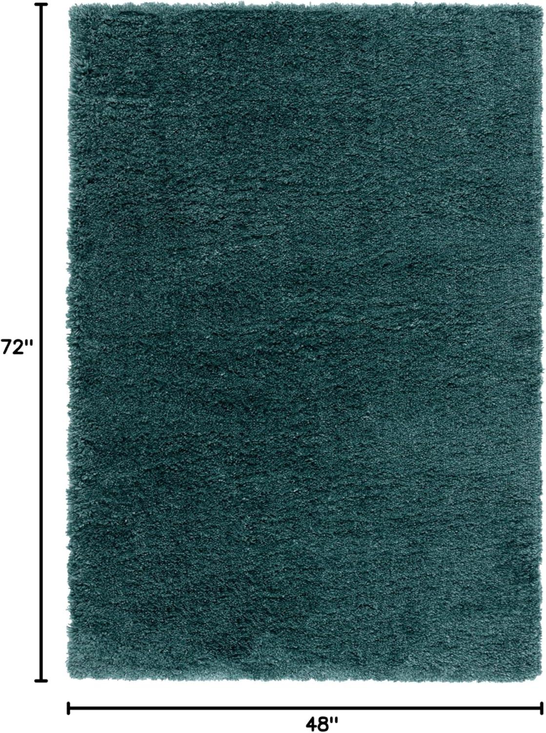 image:imageSAFAVIEH Area Rug 8x10 Fontana Shag Collection Large Grey Solid Pattern NonShedding amp Easy Cleaning Ultra Plush Thick Pile Ideal for Living Room Bedroom Dining Space FNT800FDark Green