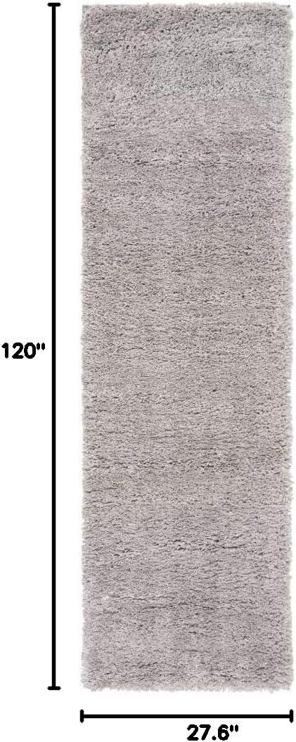 image:imageSAFAVIEH Area Rug 8x10 Fontana Shag Collection Large Grey Solid Pattern NonShedding amp Easy Cleaning Ultra Plush Thick Pile Ideal for Living Room Bedroom Dining Space FNT800FGrey