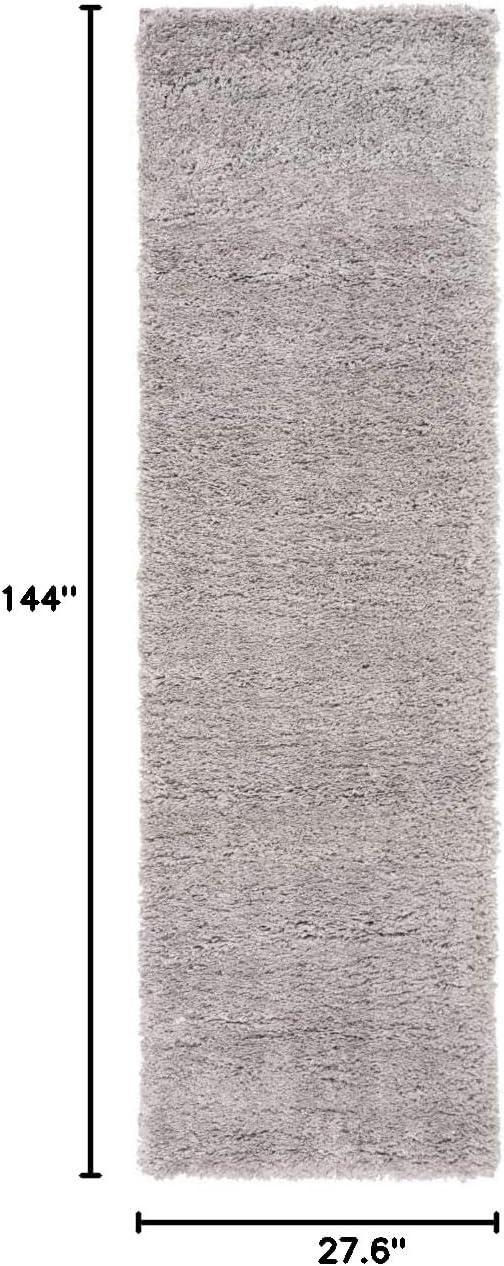 image:imageSAFAVIEH Area Rug 8x10 Fontana Shag Collection Large Grey Solid Pattern NonShedding amp Easy Cleaning Ultra Plush Thick Pile Ideal for Living Room Bedroom Dining Space FNT800FGrey