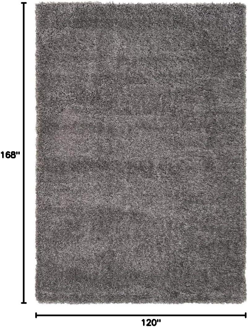 image:imageSAFAVIEH Area Rug 8x10 Fontana Shag Collection Large Grey Solid Pattern NonShedding amp Easy Cleaning Ultra Plush Thick Pile Ideal for Living Room Bedroom Dining Space FNT800FSilver