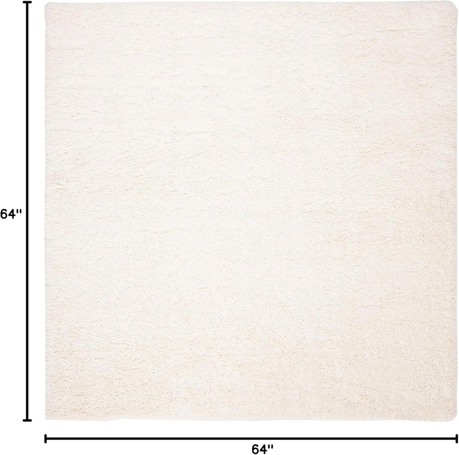 image:imageSAFAVIEH Area Rug 8x10 Fontana Shag Collection Large Grey Solid Pattern NonShedding amp Easy Cleaning Ultra Plush Thick Pile Ideal for Living Room Bedroom Dining Space FNT800FIvory