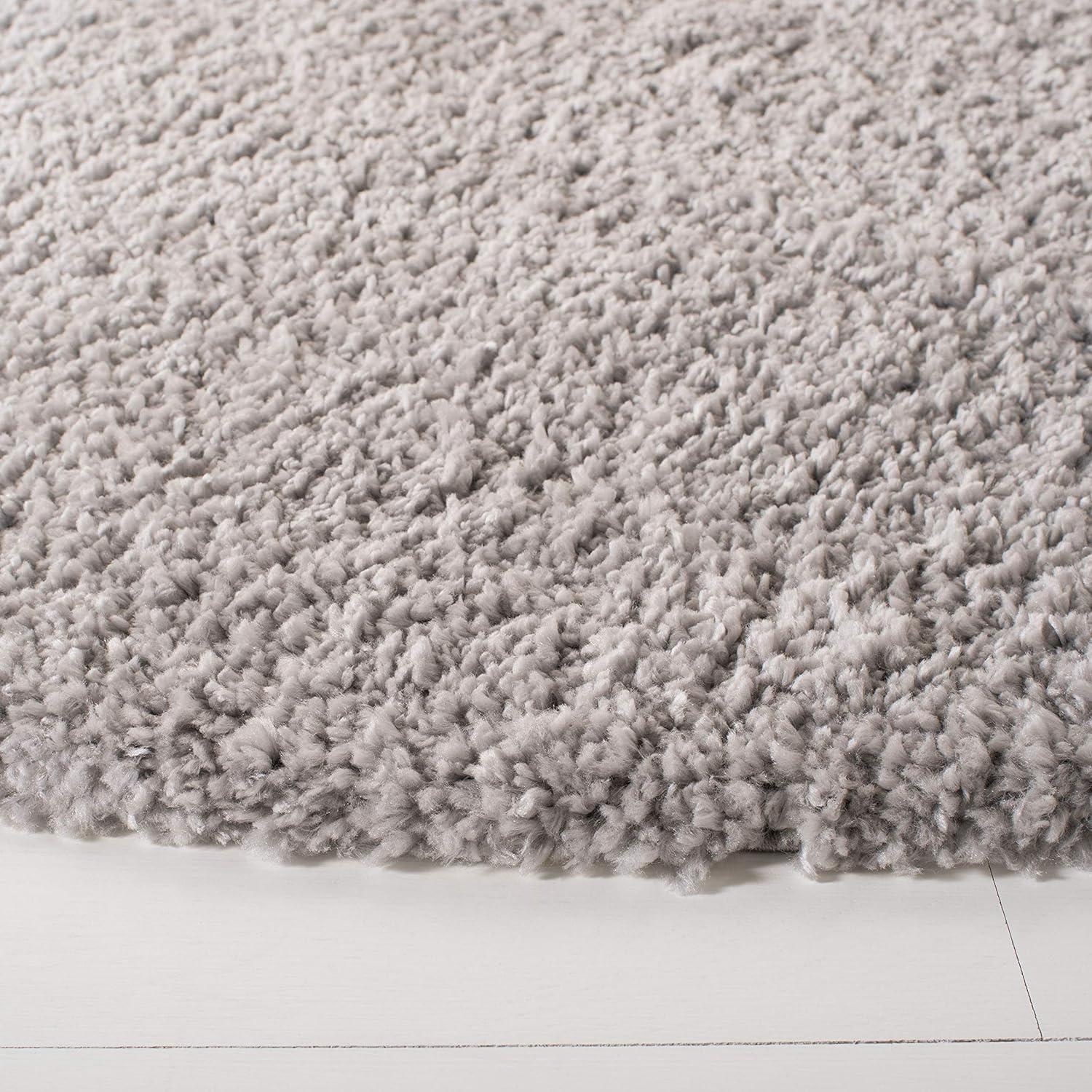 image:imageSAFAVIEH Area Rug 8x10 Fontana Shag Collection Large Grey Solid Pattern NonShedding amp Easy Cleaning Ultra Plush Thick Pile Ideal for Living Room Bedroom Dining Space FNT800FGrey