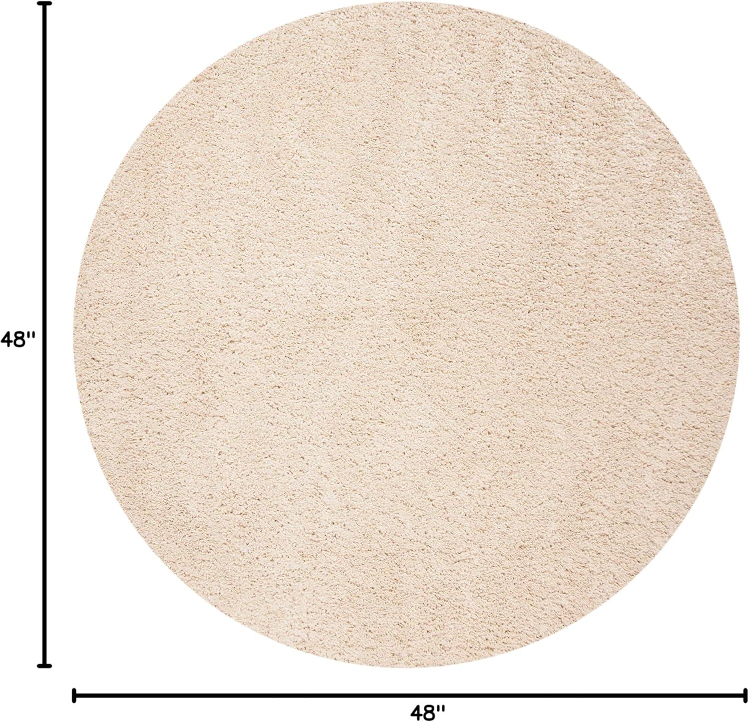 image:imageSAFAVIEH Area Rug 8x10 Fontana Shag Collection Large Grey Solid Pattern NonShedding amp Easy Cleaning Ultra Plush Thick Pile Ideal for Living Room Bedroom Dining Space FNT800FCreme