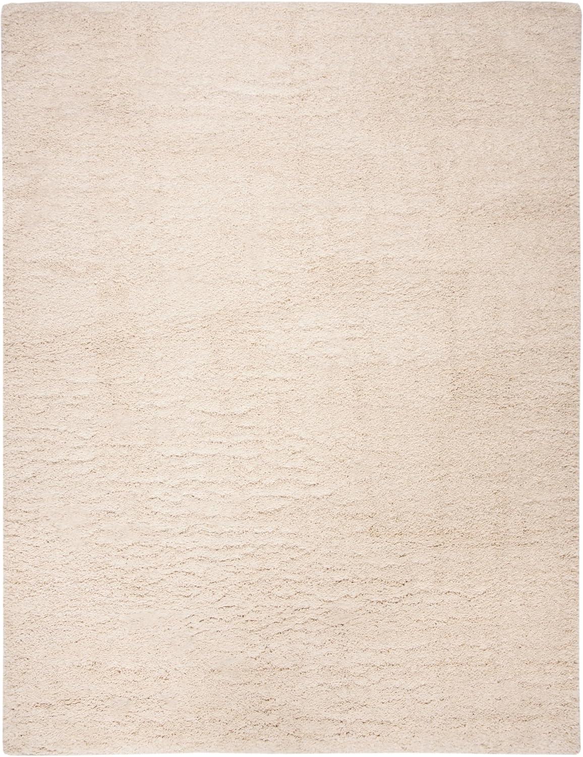 image:imageSAFAVIEH Area Rug 8x10 Fontana Shag Collection Large Grey Solid Pattern NonShedding amp Easy Cleaning Ultra Plush Thick Pile Ideal for Living Room Bedroom Dining Space FNT800FCreme