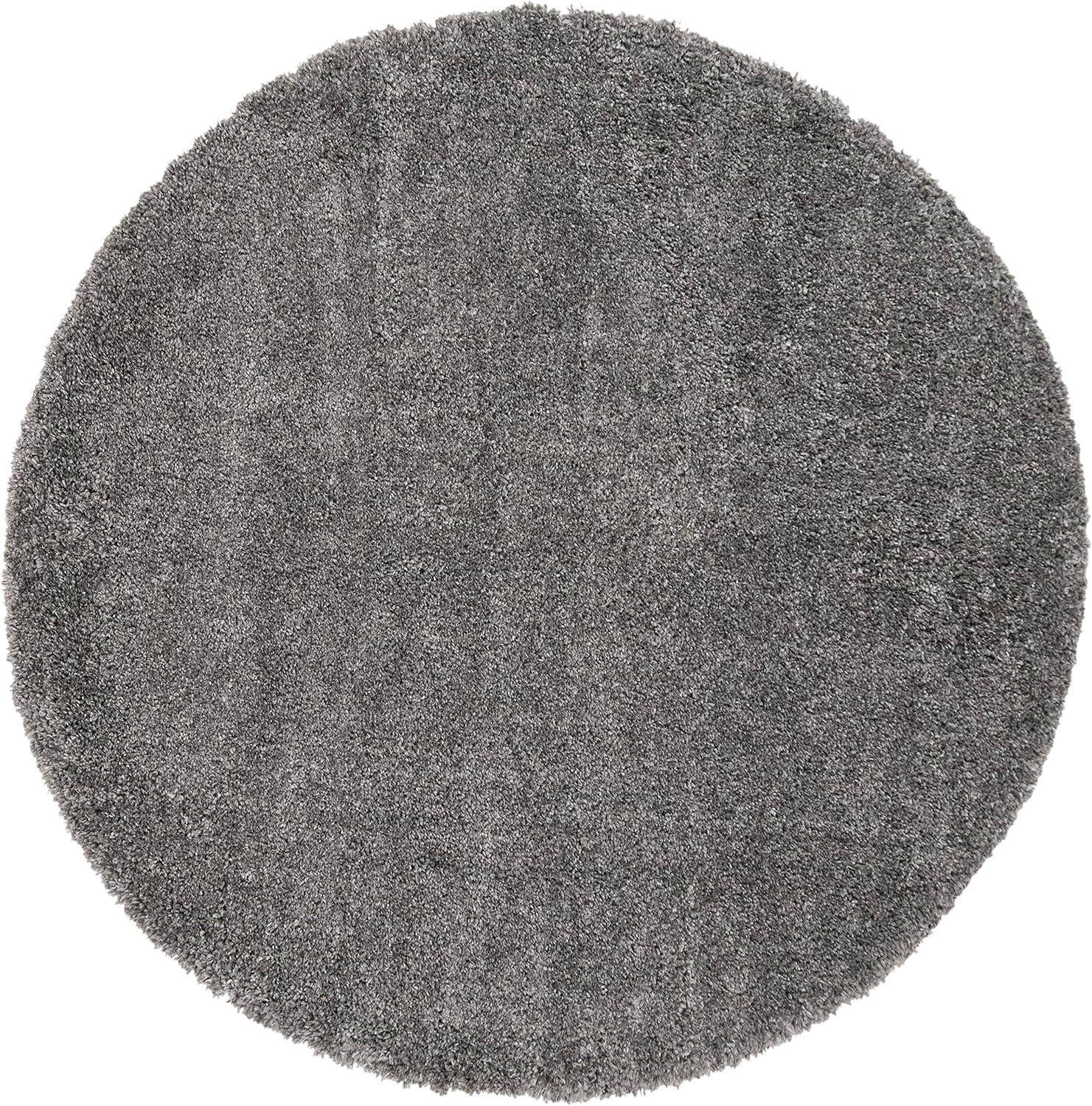 image:imageSAFAVIEH Area Rug 8x10 Fontana Shag Collection Large Grey Solid Pattern NonShedding amp Easy Cleaning Ultra Plush Thick Pile Ideal for Living Room Bedroom Dining Space FNT800FSilver