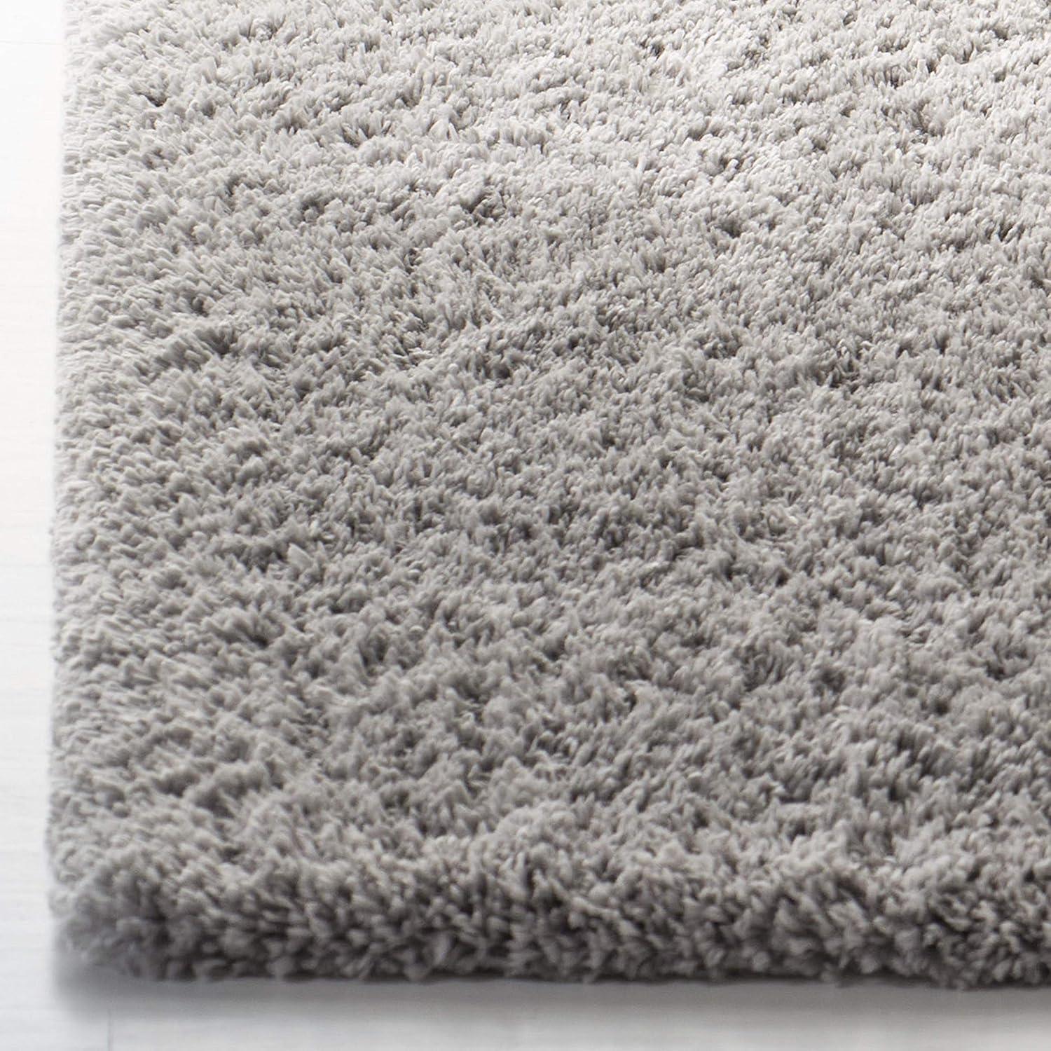image:imageSAFAVIEH Area Rug 8x10 Fontana Shag Collection Large Grey Solid Pattern NonShedding amp Easy Cleaning Ultra Plush Thick Pile Ideal for Living Room Bedroom Dining Space FNT800FGrey