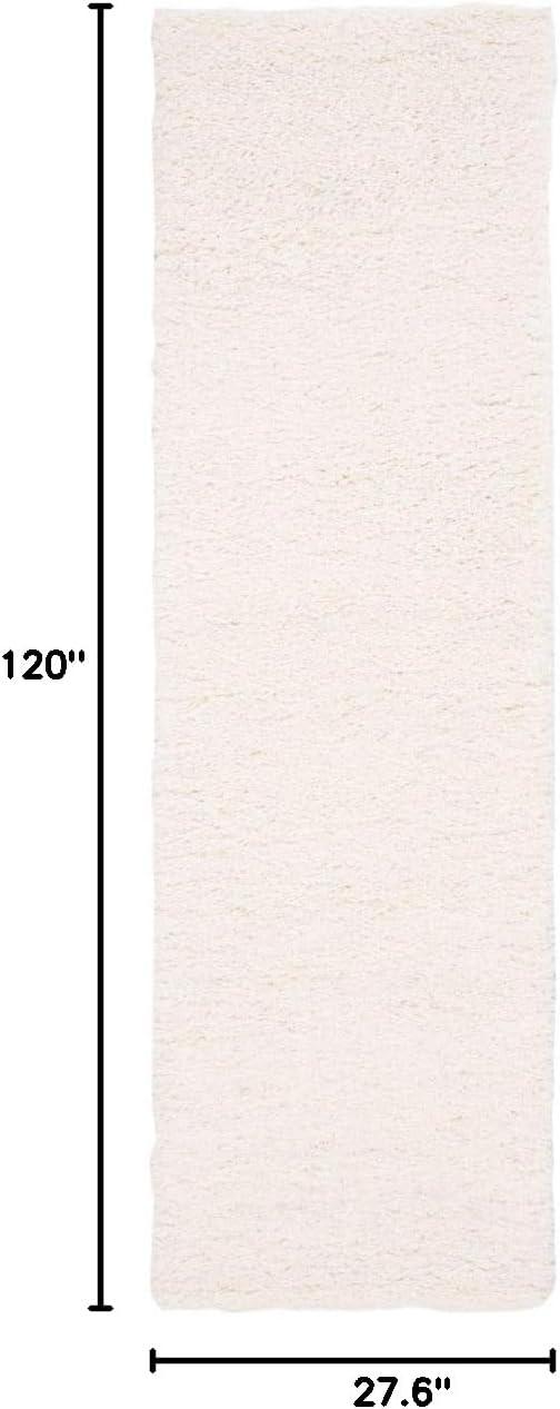image:imageSAFAVIEH Area Rug 8x10 Fontana Shag Collection Large Grey Solid Pattern NonShedding amp Easy Cleaning Ultra Plush Thick Pile Ideal for Living Room Bedroom Dining Space FNT800FIvory
